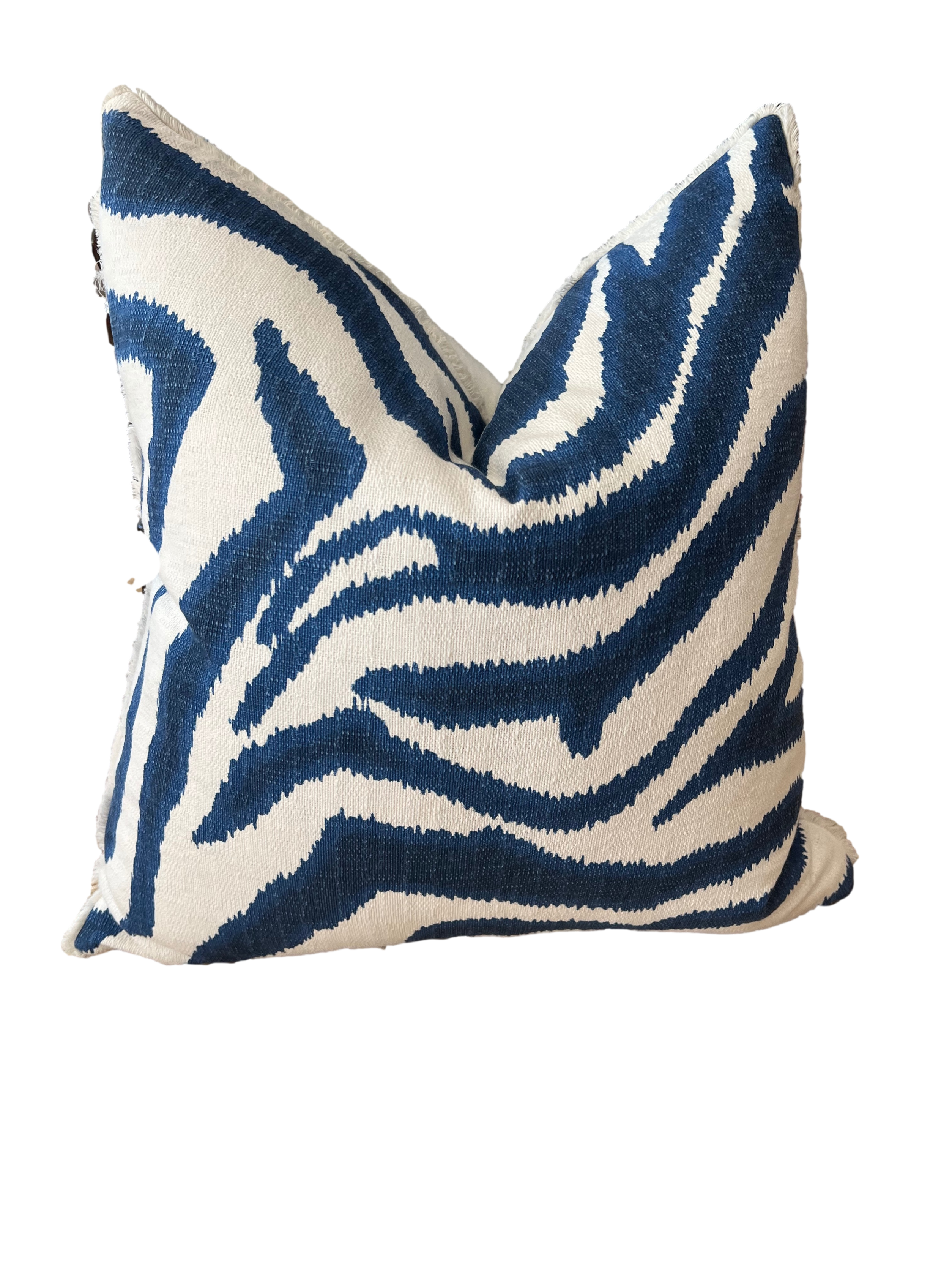 GAMAL / DARK NAVY LUMBAR PILLOW – Caroline Cecil Textiles