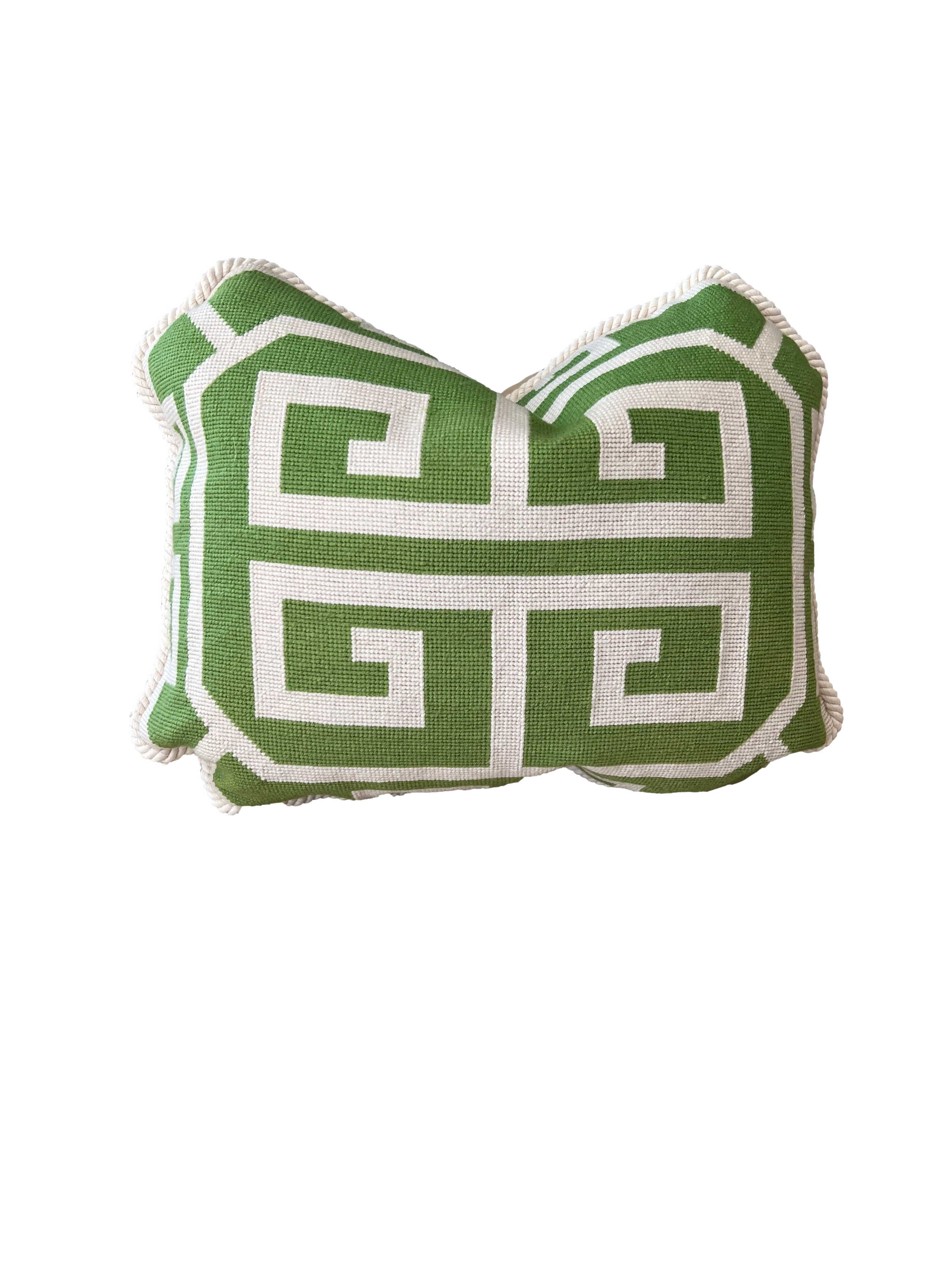 Green greek hotsell key pillow