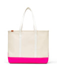 Finley Pink Canvas Tote
