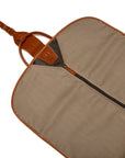 The Oxford Garment Bag: Chocolate Brown